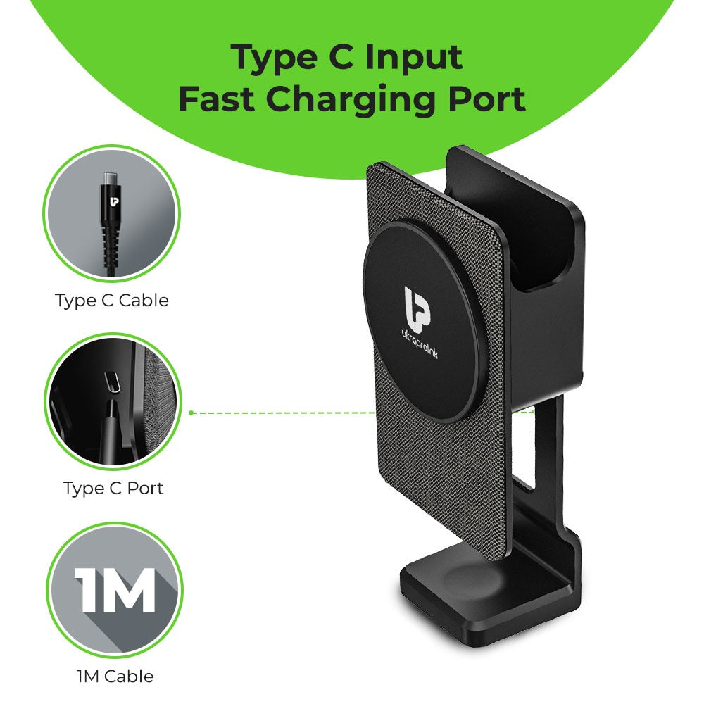 Vylis Auto 20W Mag-Safe Wireless 3-in-1 Car Charger UM1140