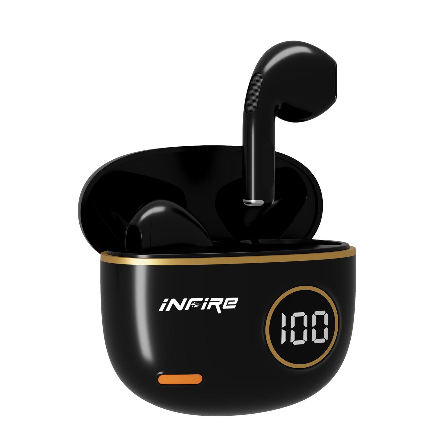 iNFiRe FireBud 61 True Wireless EarBuds upto 30 Hours PlayTime Led Display 5.3 BT Version  IPX 4  13mm Driver