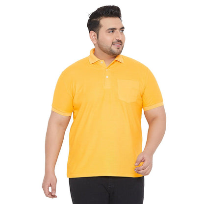 Men Plus Size Bbsie-Y Solid Polo Tshirt