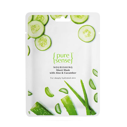 Nourishing Sheet Mask with Aloe Vera  Cucumber  Pack of 2  From the makers of Parachute Advansed  30ml