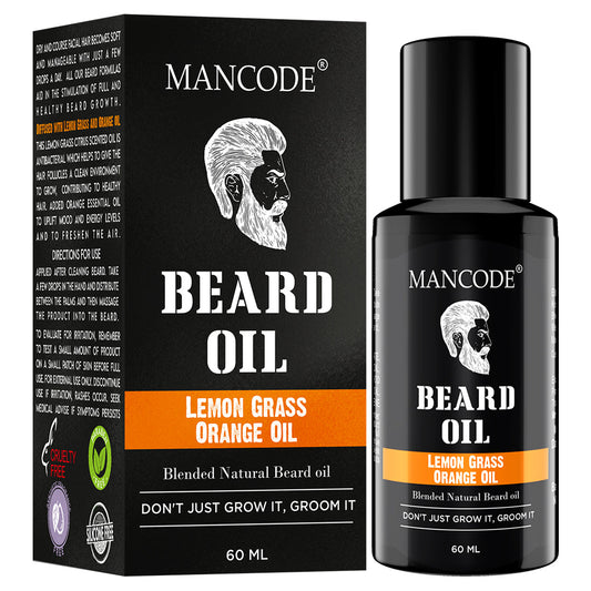 Mancode Lemon Grass Orange Beard Oil  60ML