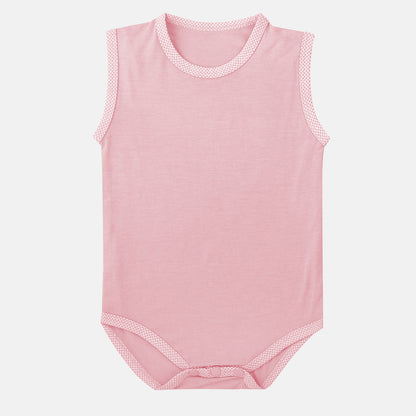 Coral Blush Soft Bamboo Onesie