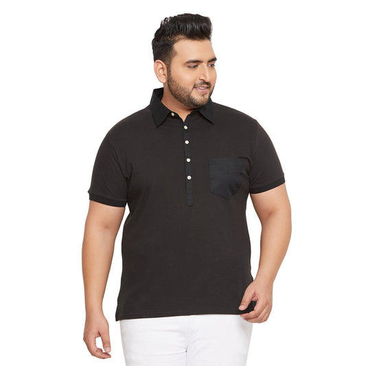 Men Plus Size AustinB Solid Polo Tshirt