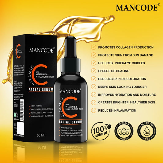 Mancode Vitamin C Facial Serum 50 mL