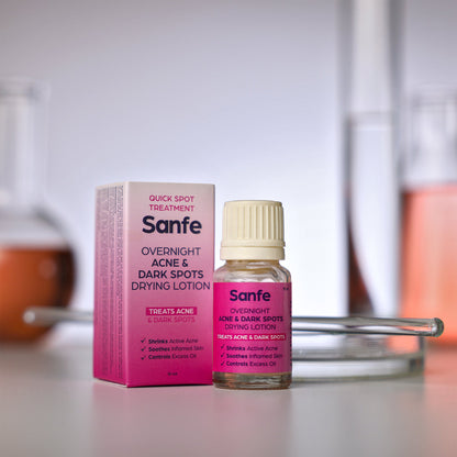 Sanfe Overnight Acne  Dark Spots Drying Lotion - 10ml