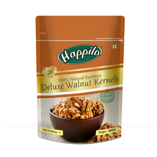 Happilo 100 Natural Deluxe Kashmiri Walnut Kernels