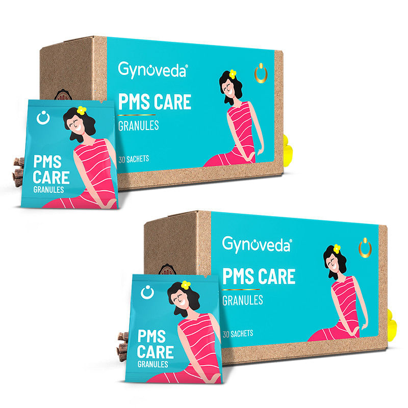 Gynoveda PMS Care Granules No More Mood Swings Bloating Cramps Fatigue Get Hassle-Free Periods