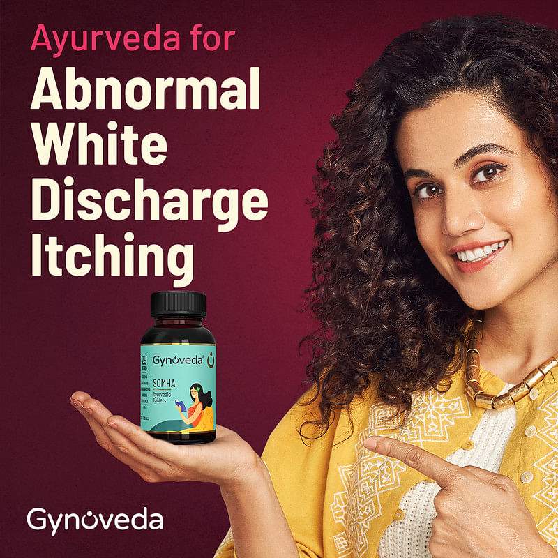 Gynoveda White Discharge Ayurvedic Tablets Antifungal Antibacterial Formula For Intimate Itching Smell 3 Bottles 360 Tablets