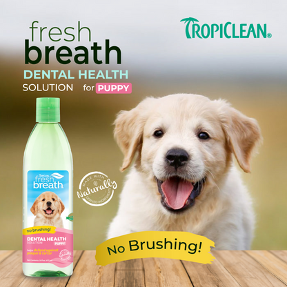 Tropiclean Fresh Breath Puppy Water Additive for Dogs