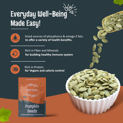 Organic Raw Pumpkin Seeds 500g