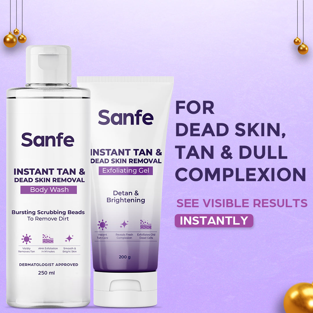 Sanfe Instant Tan  Dead Skin Removal Exfoliating Gel 200g