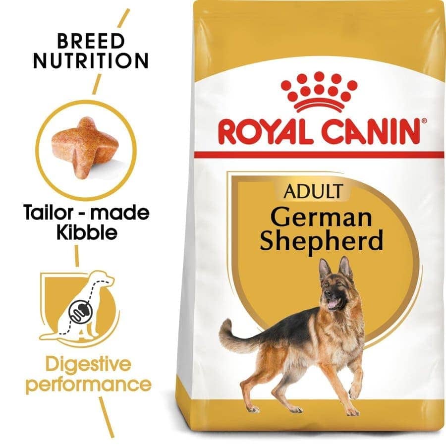 Royal Canin German Shepherd Dry Food and Maxi Adult Dog Wet Food Combo