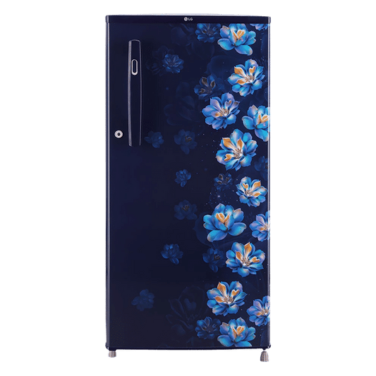 LG 190 Litres 1 Star Direct Cool Single Door Refrigerator with Stabilizer Free Operation GL-B199OBJB.ABJZEB Blue Jasmine