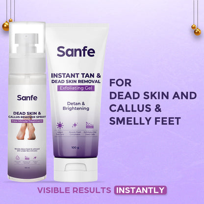 Sanfe Dead Skin  Callus Remover Spray - 100ml