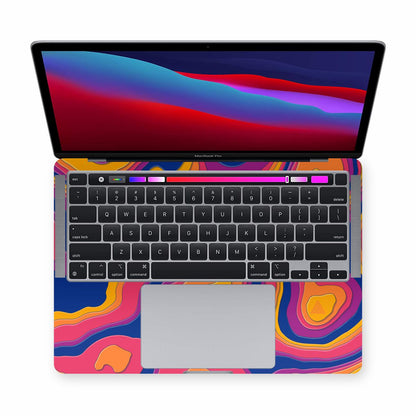 Colourful Curvature MacBook Skins Collection