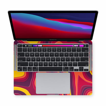 Colourful Curvature MacBook Skins Collection