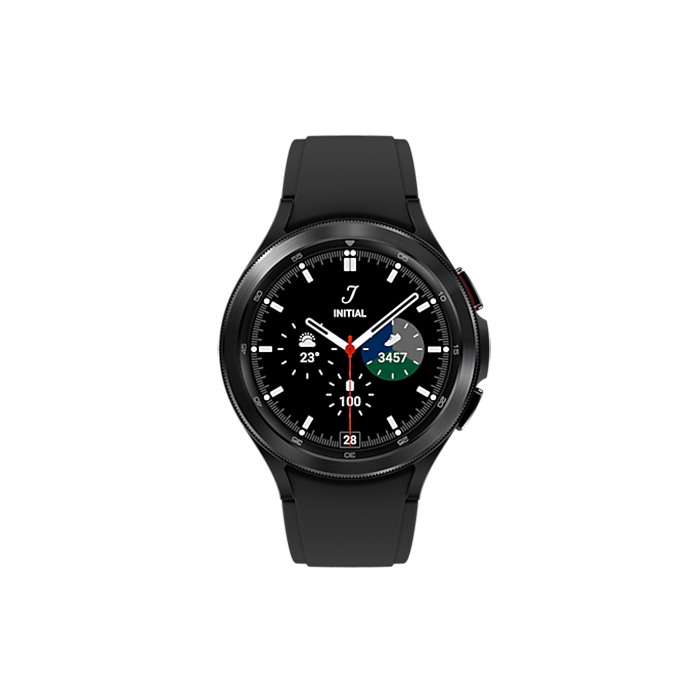 Samsung Galaxy Watch4 Classic Smartwatch with Activity Tracker 46mm Super AMOLED Display Water Resistant Black Strap