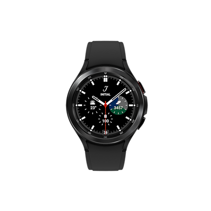 Samsung Galaxy Watch4 Classic Smartwatch with Activity Tracker 46mm Super AMOLED Display Water Resistant Black Strap