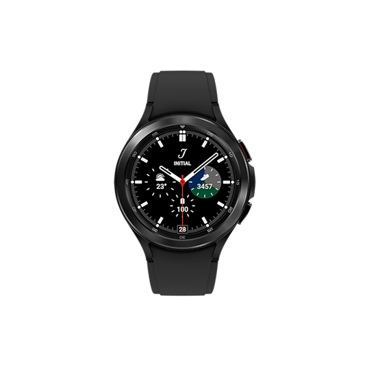 Samsung Galaxy Watch4 Classic Smartwatch with Activity Tracker 46mm Super AMOLED Display Water Resistant Black Strap