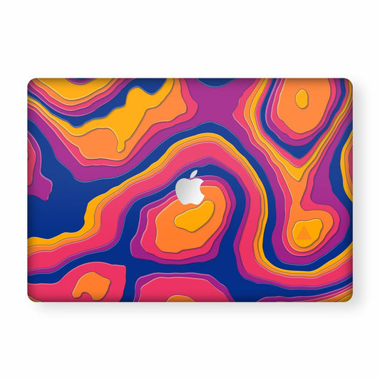 Colourful Curvature MacBook Skins Collection