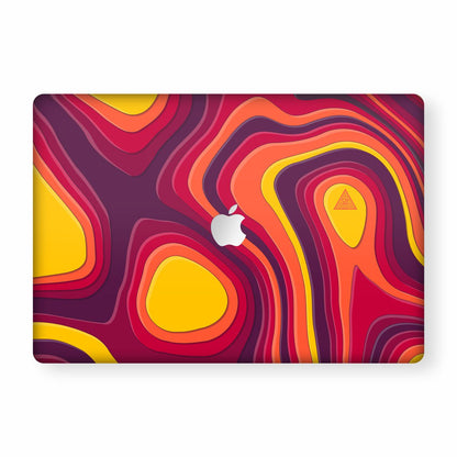 Colourful Curvature MacBook Skins Collection