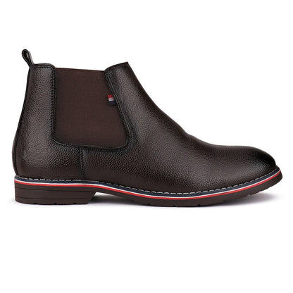 Bersache Lightweight Casual Loafer Walking Shoes For Men 9084-Dark Brown
