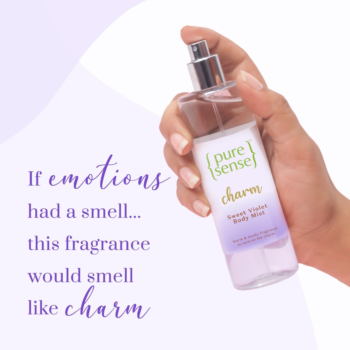 B2G2  Charm Sweet Violet Body Mist  150ml