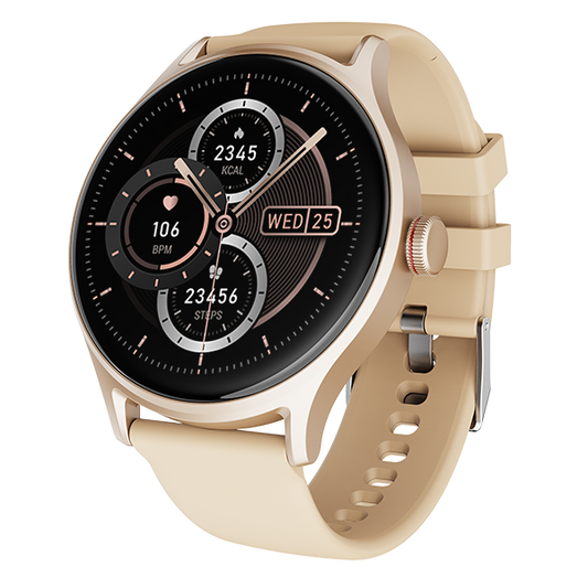 boAt Lunar Mirage  Smartwatch with 1.52 3.86cm Round HD Display BT Calling 100 Sports Modes Functional Crown