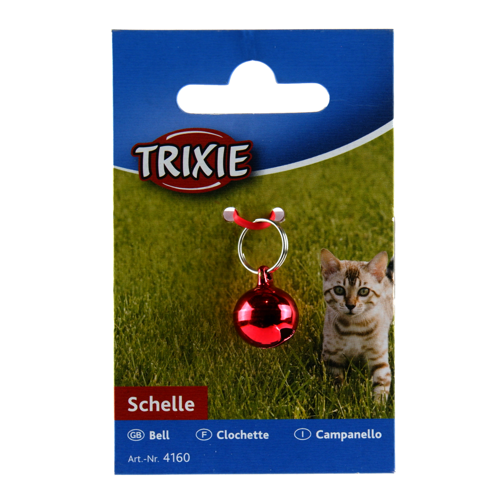 Trixie Metal Bell for Cats Red