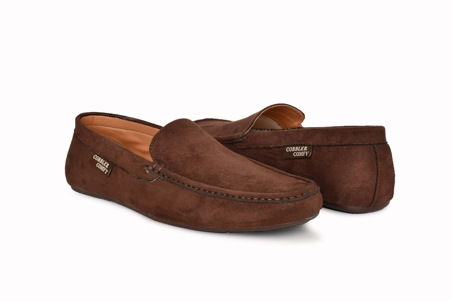 Classic Suede Moccasins for Men  Coffee