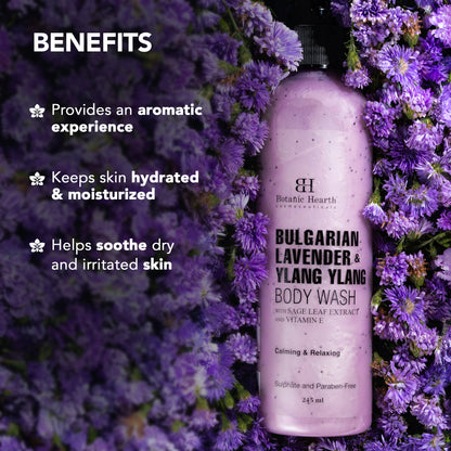 Bulgarian Lavender  Ylang Ylang Body Wash 245ml