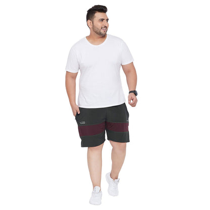 Men Plus Size Gypsy Solid Shorts