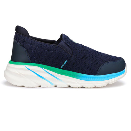 Bersache Lightweight Casual Sneaker Loafer Walking Shoes For Men9082-Blue