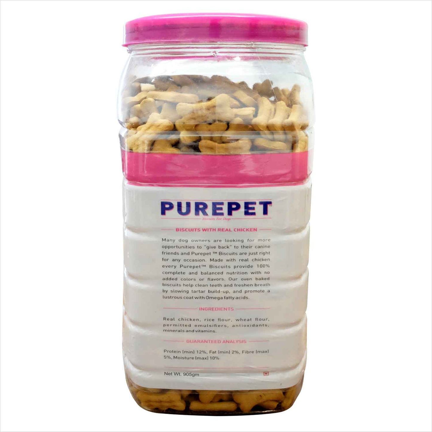 Purepet Mutton Flavour Real Chicken Biscuit Dog Treats