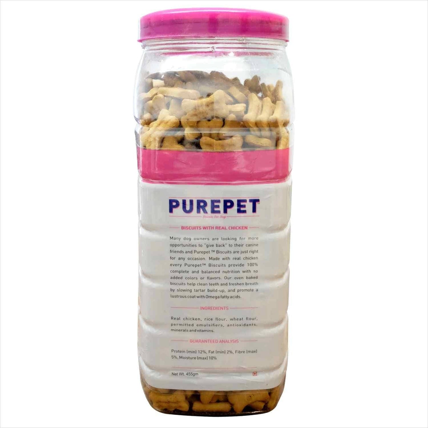 Purepet Mutton Flavour Real Chicken Biscuit Dog Treats