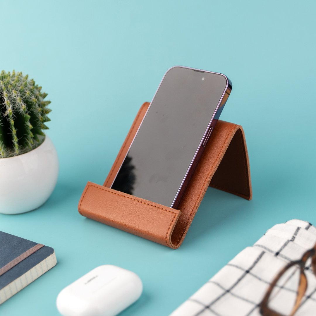 Leather Mobile Stand