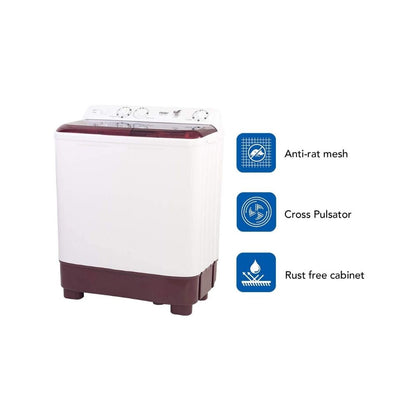 Haier 6.5 Kg Semi-Automatic Top Loading Washing Machine