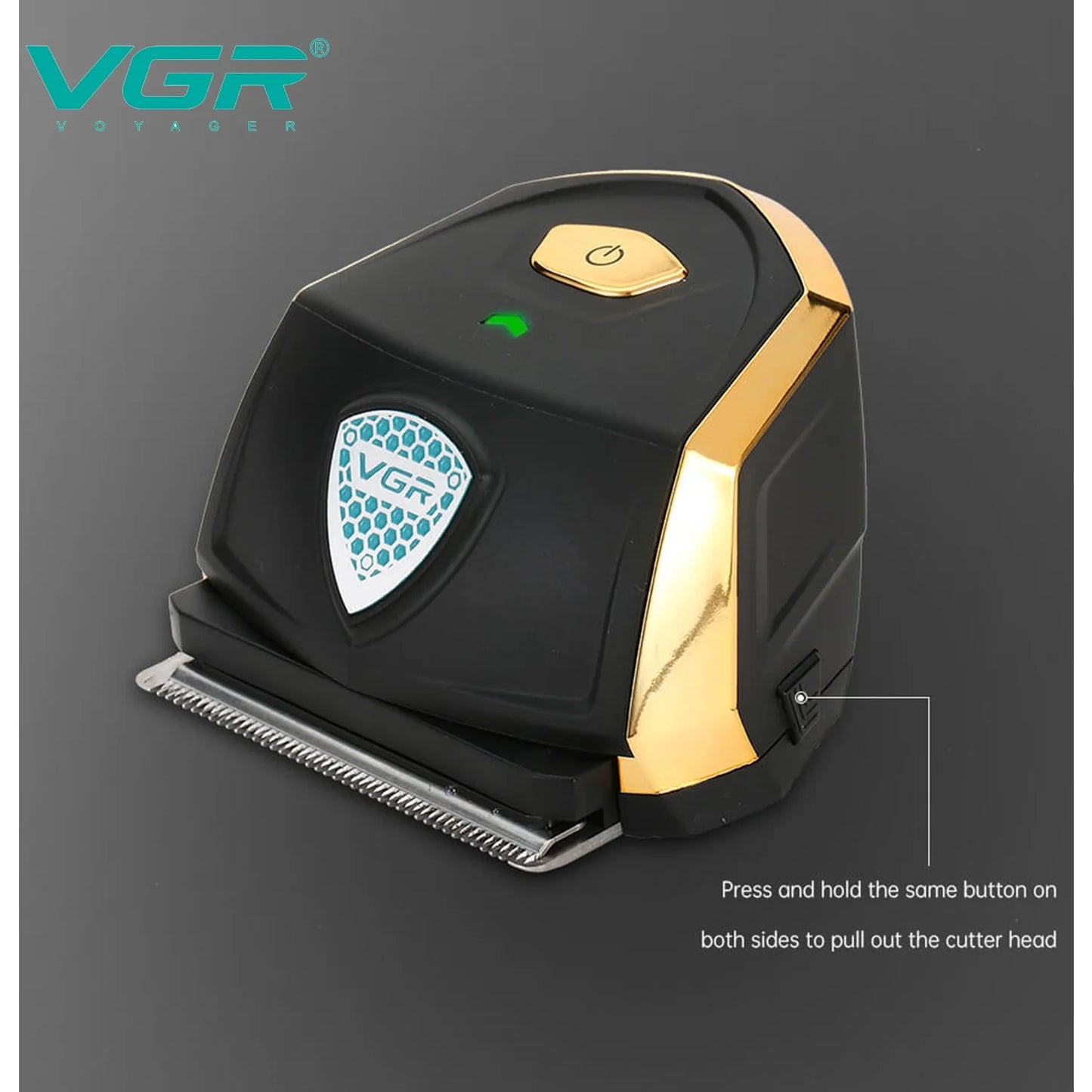 VGR V-910 Hair Clipper For Men Black