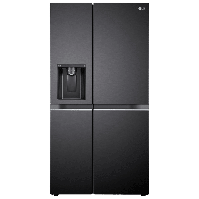 LG 630 Litres 3 Star Frost Free Side by Side Refrigerator with Multi Air Flow GL-L257CMC3.DMCZEBN Matt Black