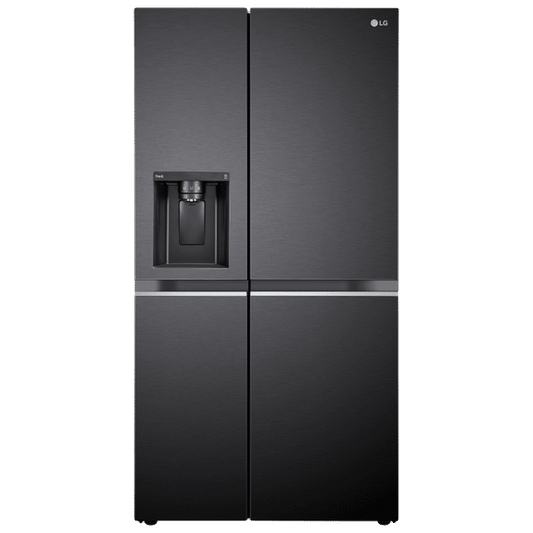 LG 630 Litres 3 Star Frost Free Side by Side Refrigerator with Multi Air Flow GL-L257CMC3.DMCZEBN Matt Black