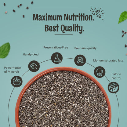 Organic Chia Seeds High Fibre