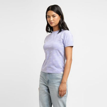 Levis Womens Slim Fit Brand Logo T-Shirt