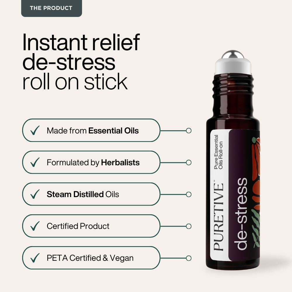 De-stress roll on