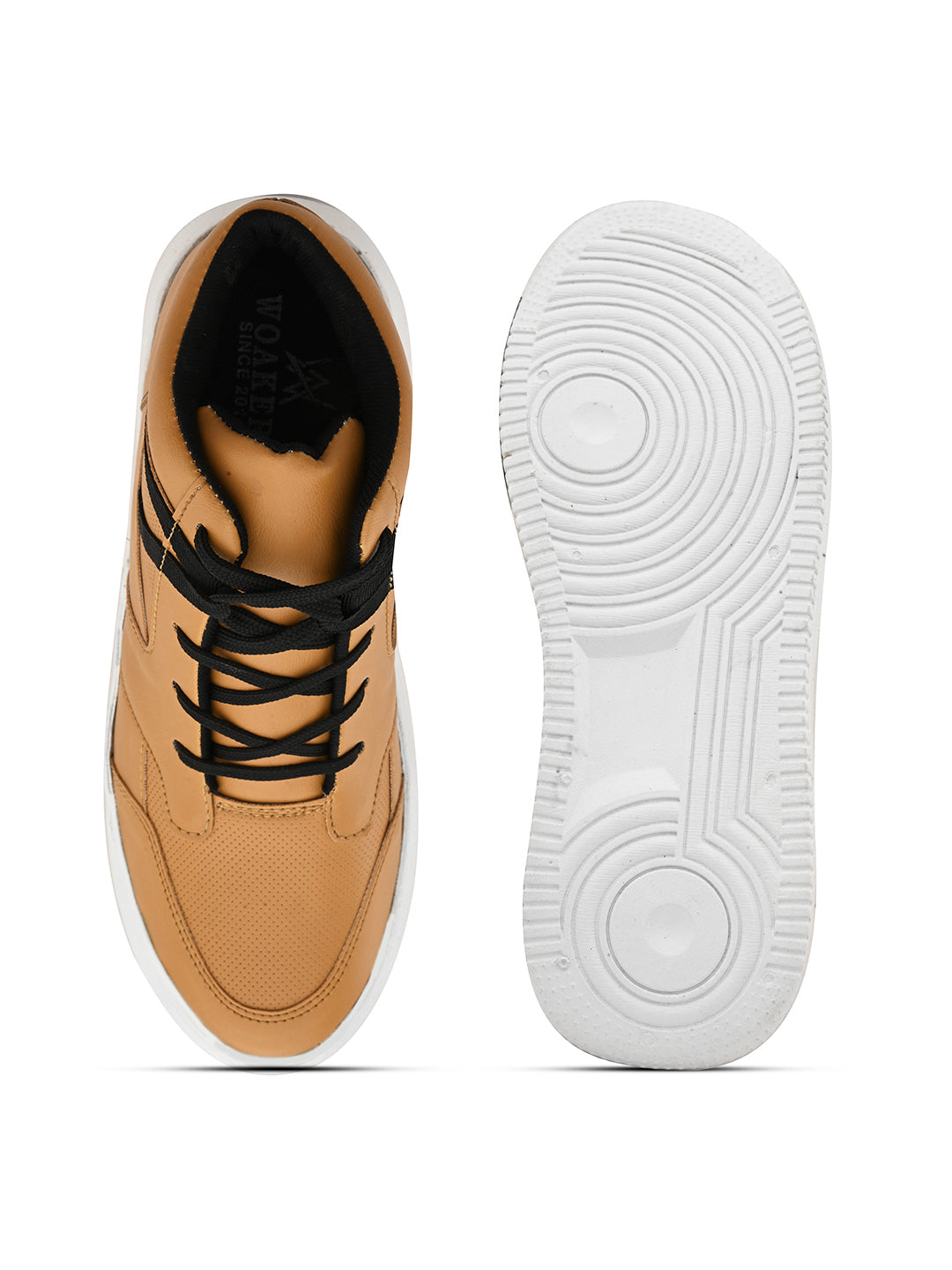 Woakers Mens Comfort Shoes  HR-030-TAN