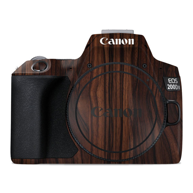 Mohogany Wood Camera Skins