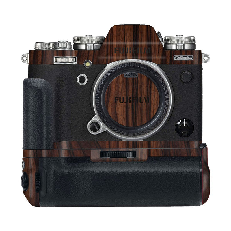 Mohogany Wood Camera Skins