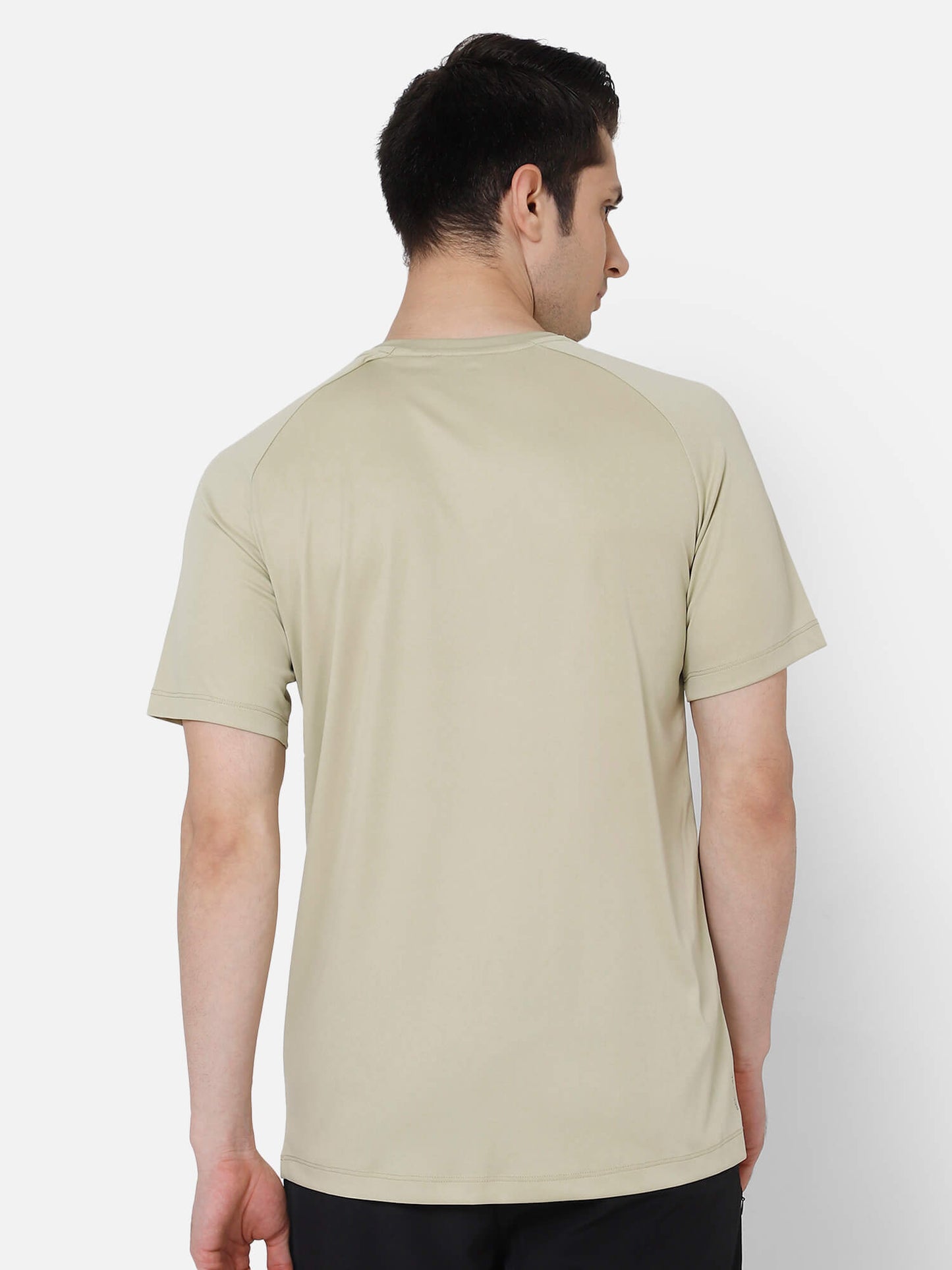 Jish Men Polyester Orange T-Shirt