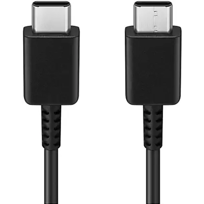 Samsung Original EP-TA800XBNGIN 25W USB Type-C Fast Charge 2.0 3 A Mobile Charger with Detachable Cable  Black