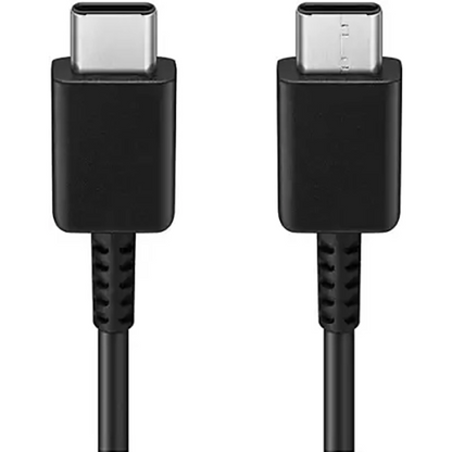 Samsung Original EP-TA800XBNGIN 25W USB Type-C Fast Charge 2.0 3 A Mobile Charger with Detachable Cable  Black