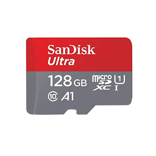 SanDisk Ultra 128 GB MicroSDXC Class 10 100MBs Memory Card  With Adapter